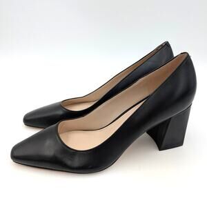Marc Fisher Square toe Classic Heel Pump Women's Black Size US10M EU41
